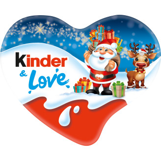 Suklaasydän Kinder Love 37 g Joulu