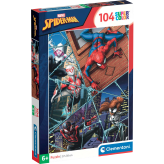 Palapeli Clementoni 104 palaa Spider-Man