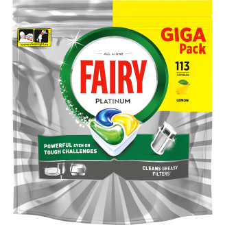 Konetiskitabletti Fairy 113 kpl Platinum