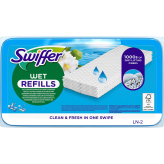 Lattianpuhdistusliina täyttöpakkaus Swiffer 24 kpl kostea Morning Fresh
