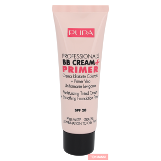 Päivävoide, Pupa 50 ml Pupa Professionals BB Cream + Primer SPF20 #002 Sand