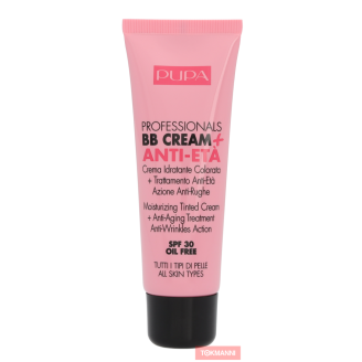 Päivävoide, Pupa 50 ml Pupa Professionals BB Cream + Anti-Eta SPF30 #001 Nude - Oil Free