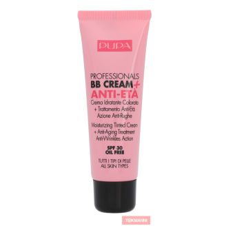 Päivävoide, Pupa 50 ml Pupa Professionals BB Cream + Anti-Eta SPF30 #002 Sand - Oil Free