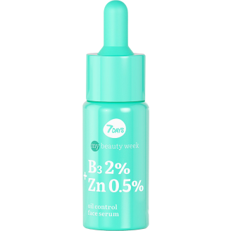 Seerumi 7 Days 20 ml Oil control B3 2 % + ZN 0,5 %