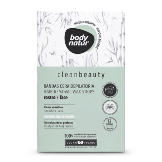 Vahaliuskat Body Natur 12 kpl kasvoille