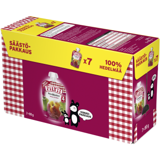 Persikkainen 4kk 7x90g annospussi