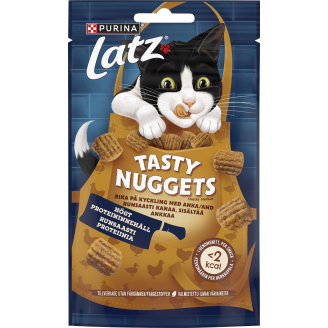 Kissanherkku Latz 50 g Tasty Nuggets kana
