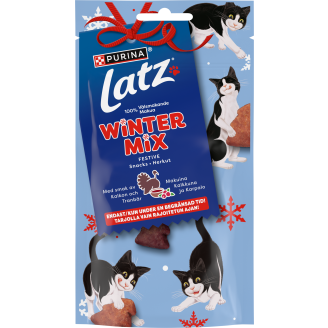 Kissanherkku Latz 60 g Winter Mix Festive kalkkuna ja karpalo