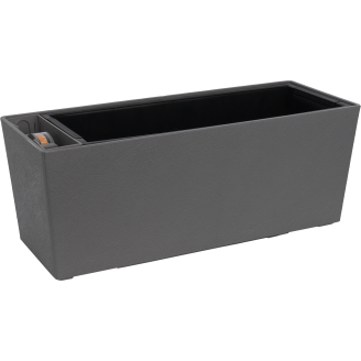 Altakastelulaatikko Flower Lover Supreme Stone 50 cm, harmaa