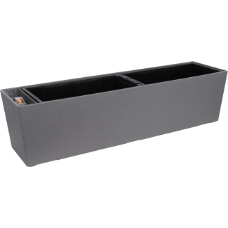 Altakastelulaatikko Flower Lover Supreme Stone 75 cm, harmaa