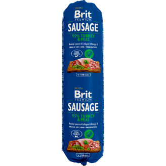 Koiranmakkara Brit Premium 800 g kalkkuna-herne