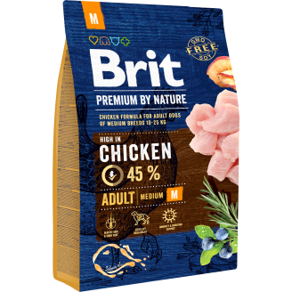 Koiranruoka Brit 3 kg Adult M