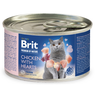 Kissanruoka Brit Premium 200 g kana-sydän