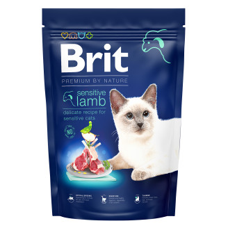 Kissanruoka Brit Premium 1,5 kg lammasta herkkävatsaisille kissoille
