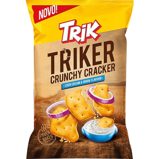 Suolakeksi Trik 90 g Triker Sour Cream & Onion