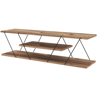 TV-taso Chic Home 120 cm Carita musta/ruskea