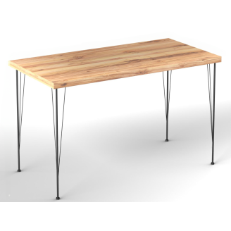 Ruokapöytä Chic Home 120 cm Noora + 4 tuolia, beige/musta