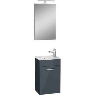 Kylpyhuonekalustesetti Vitra 3in1 Mia 40 cm antrasiitti