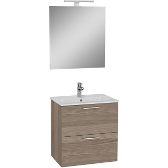 Kylpyhuonekalustesetti Vitra 3in1 Mia 60 cm tammi