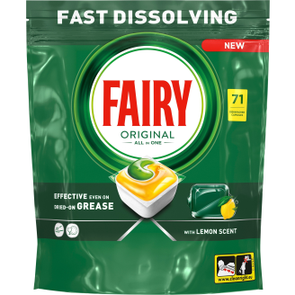 Konetiskitabletti Fairy 71 kpl Original