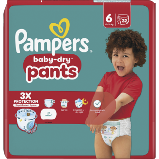 Housuvaippa Pampers 32 kpl Baby Dry 6 13-19 kg