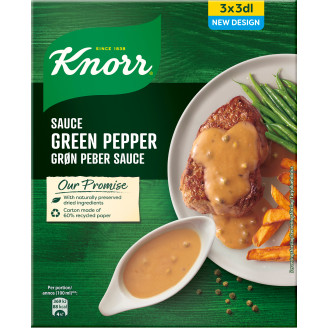 Kastikeaines Knorr 3 x 22 g viherpippuri