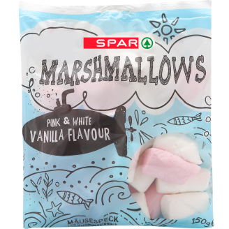 Vaahtokarkki SPAR 150 g Pink & White