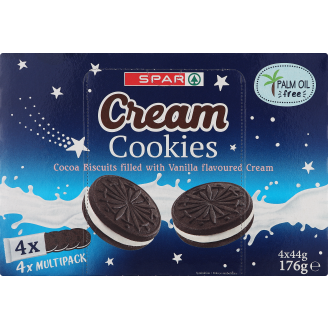 Kaakaokeksi SPAR 176 g Cream Cookies