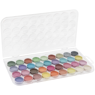 Akvarelliväri Nassau Fine Art 36 kpl metallivärit