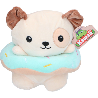 Pehmolelu Kawaii donitsi koira