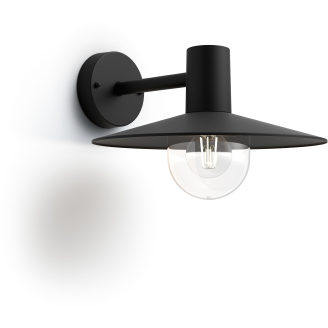 Ulkoseinävalaisin Philips Skua musta 42W