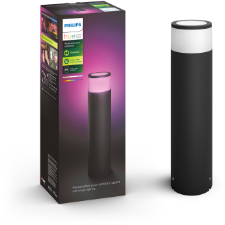 Pylväsvalaisin Philips Hue Calla Large 8W, musta