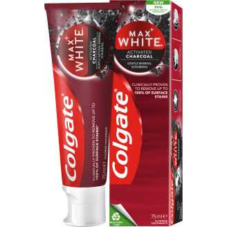 Hammastahna Colgate 75 ml Max White Charcoal