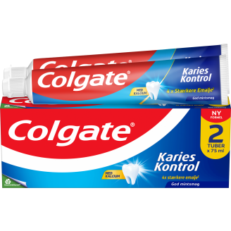 Hammastahna Colgate 2 x 75 ml Karies Kontroll