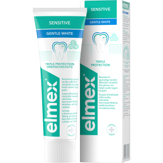Hammastahna Elmex 75 ml Sensitive Gentle White