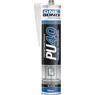 Liima- ja tiivistysmassa Onebond PU 40 300 ml, musta