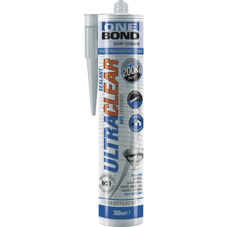 Liima/tiivistemassa Onebond MS Ultra Clear 300 ml