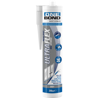 Liima/tiivistemassa Onebond MS Ultra Flex 290 ml, harmaa