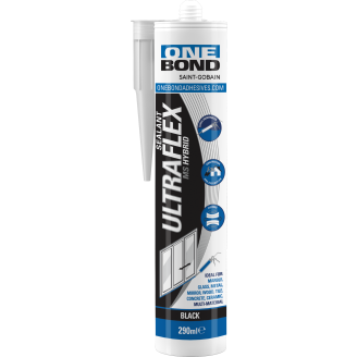 Liima/tiivistemassa Onebond MS Ultra Flex 290 ml, musta