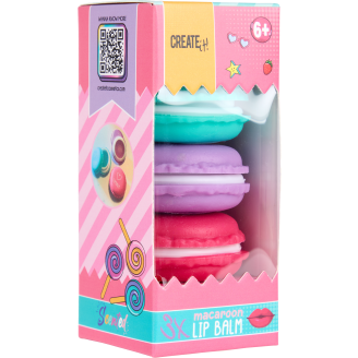 Huulirasvat Create It! 3 kpl Macaron Candy