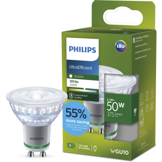 LED-kohdelamppu Philips Ultra Efficient 50W GU10