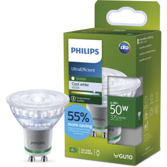 LED-kohdelamppu Philips Ultra Efficient 50 W GU10