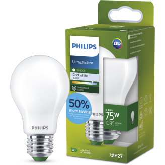 LED-lamppu Philips Ultra Efficient 75W E27 4000K huurrettu