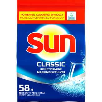 Konetiskijauhe Sun 1 kg Classic täyttöpussi