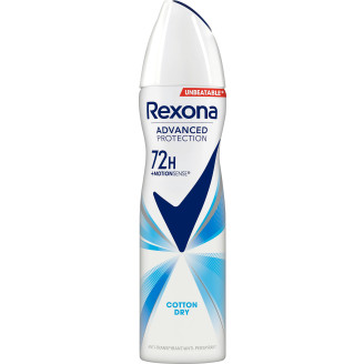 Deo spray Rexona 150 ml Cotton Dry Advanced Protection