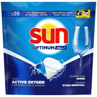 Konetiskikapseli Sun 26 kpl Optimum All-in-1