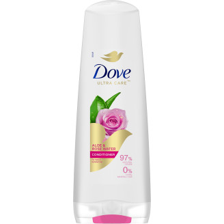Hoitoaine Dove 350 ml Aloe Vera & Rose Water