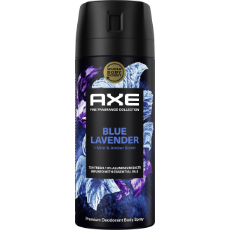 Deo spray Axe 150 ml 72h Fine Fragrance Blue Lavender