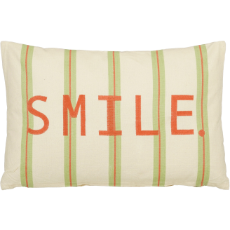 Tyyny Mica Decorations 55 x 35 cm Smile vihreä