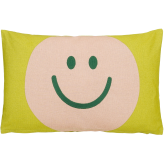 Tyyny Mica Decorations 55 x 35 cm Smiley vihreä
